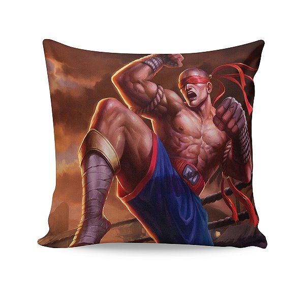 Almofada Lee Sin Muay Thai League Of Legends LOL