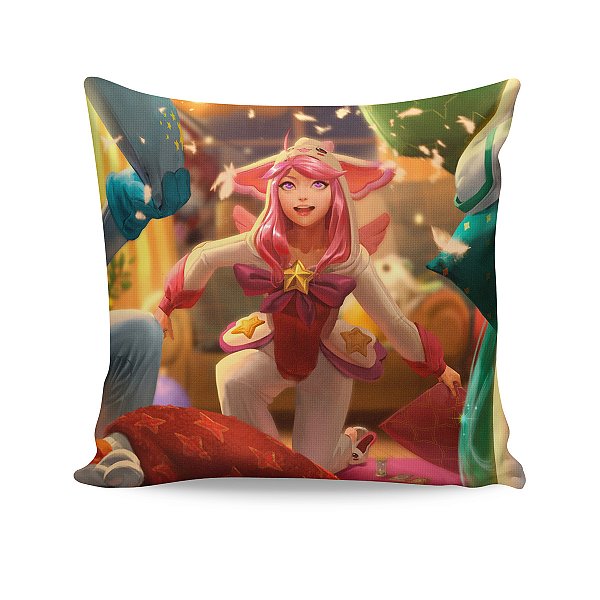 Almofada Lux Pijaminha Estelar League Of Legends LOL