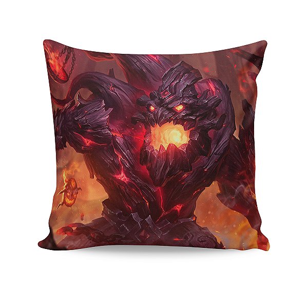 Almofada Maokai de Carvão League Of Legends LOL