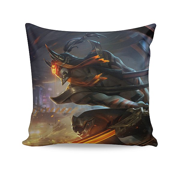 Almofada Master Yi Tinta Sombria League Of Legends LOL