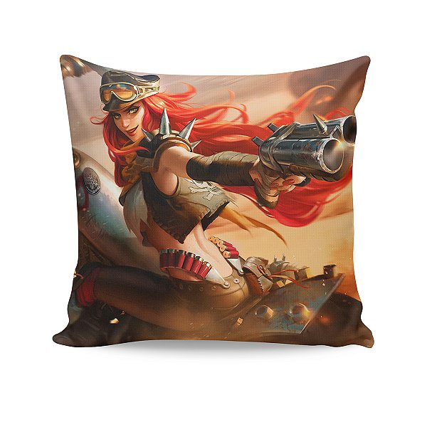 Almofada Miss Fortune Guerreira das Estradas LOL