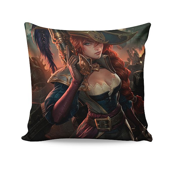 Almofada Capitã Fortune League Of Legends LOL