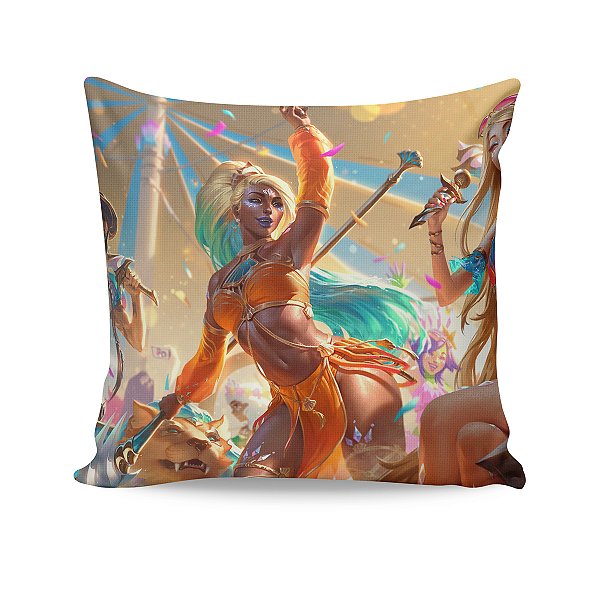 Almofada Nidalee Canção do Oceano League Of Legends LOL