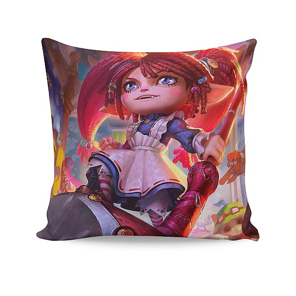 Almofada Poppy Boneca de Pano League Of Legends LOL