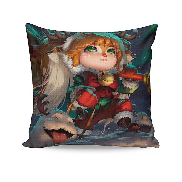 Almofada Poppy Cervo da Neve League Of Legends LOL
