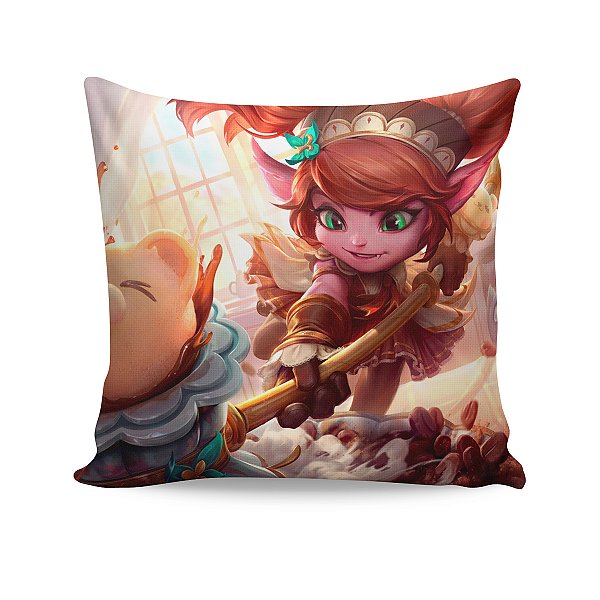 Almofada Poppy Kawaii Café League Of Legends LOL
