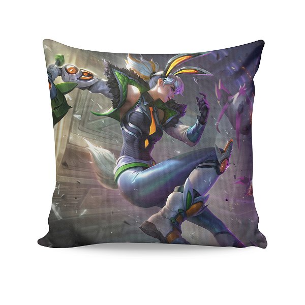Almofada Riven Coelha de Batalha Prime League Of Legends LOL