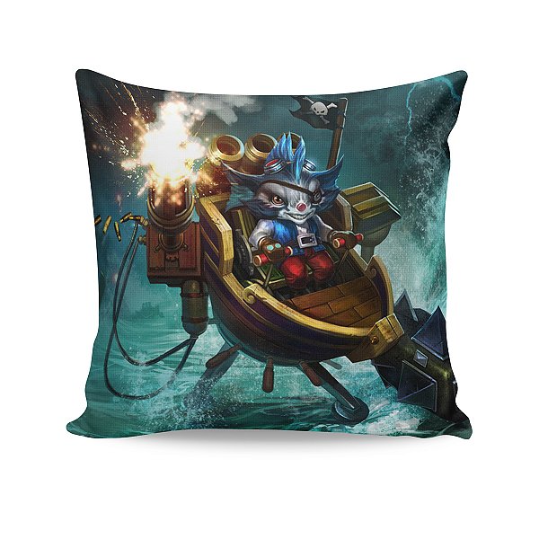 Almofada Rumble Ratazana do Mar League Of Legends LOL