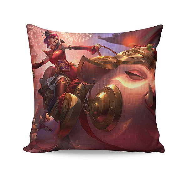 Almofada Sejuani Fogos de Artifício League Of Legends LOL