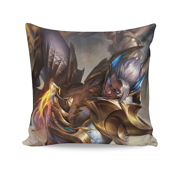 Almofada Sett Dragão de Obsidiana de Prestígio LOL