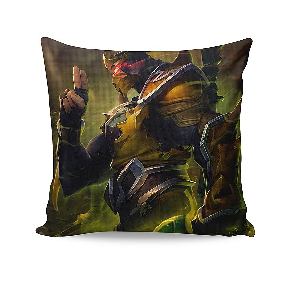Almofada Shen de Armadura Dourada League Of Legends LOL