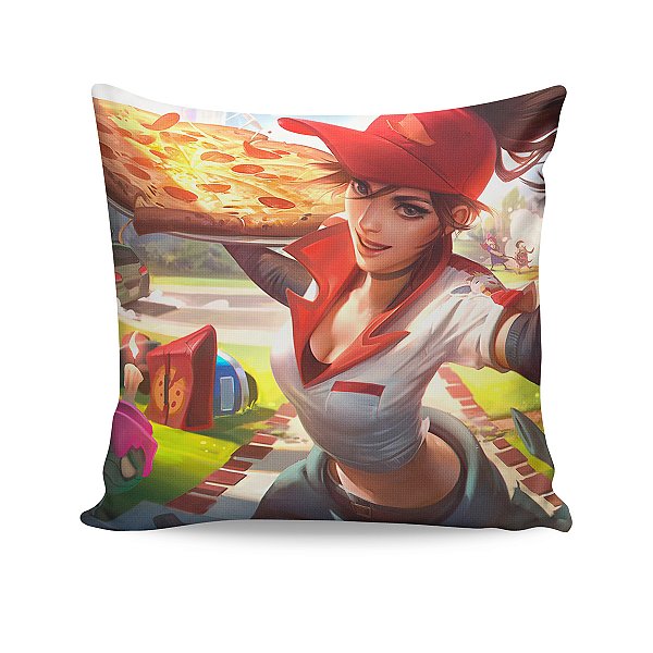 Almofada Sivir Entregadora de Pizza League Of Legends LOL