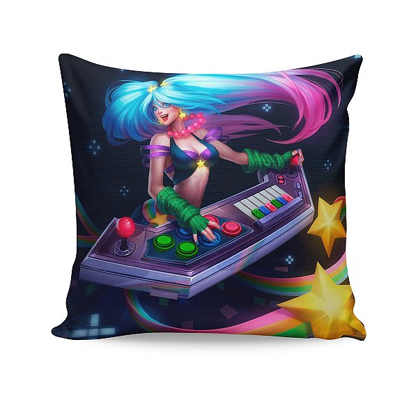 Almofada Sona Fliperama League Of Legends LOL
