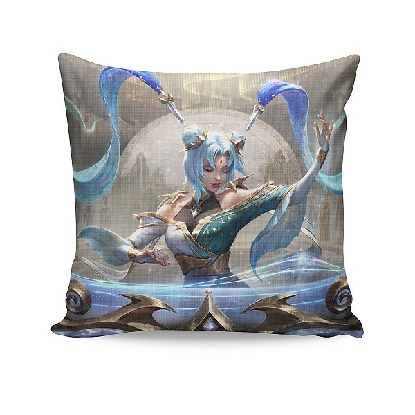 Almofada Sona Jornada Imortal de Prestígio League Of Legends
