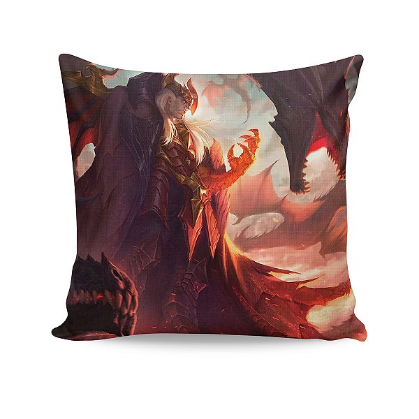 Almofada Swain Mestre dos Dragões League Of Legends LOL