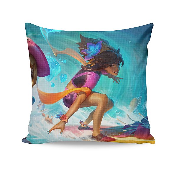 Almofada Taliyah Curtindo o Verão League Of Legends LOL