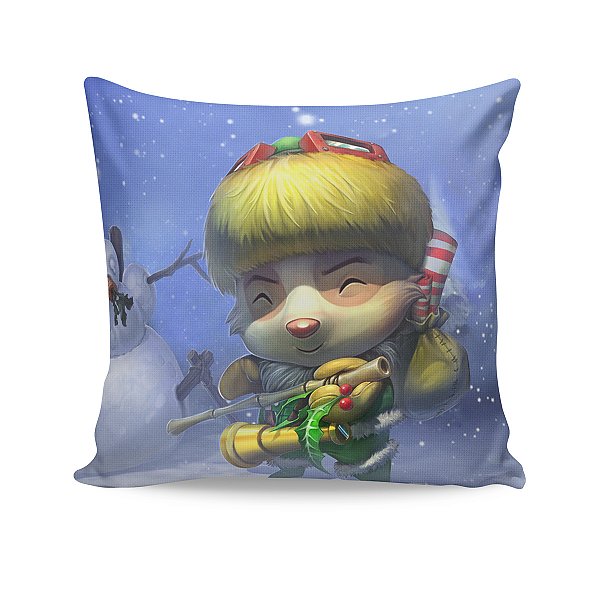 Almofada Teemo Duende Feliz League Of Legends LOL