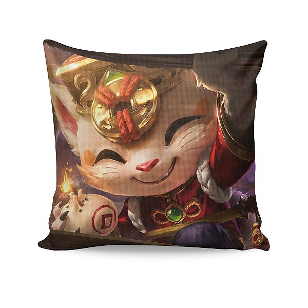 Almofada Teemo Fogos de Artifício League Of Legends LOL