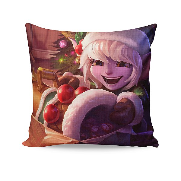 Almofada Tristana Duende Natalina League Of Legends LOL