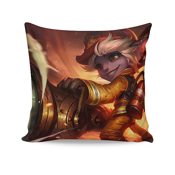 Almofada Tristana Bombeira League Of Legends LOL