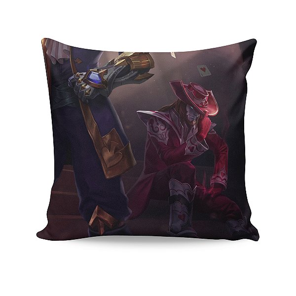 Almofada Twisted Fate Valete de Copas League Of Legends LOL