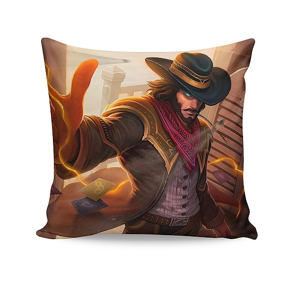 Almofada Twisted Fate Velho Oeste League Of Legends LOL
