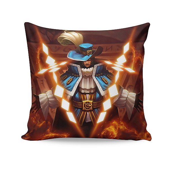 Almofada Twisted Fate Mosqueteiro League Of Legends LOL