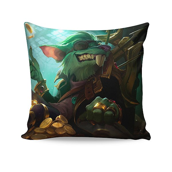 Almofada Twitch Rei do Crime League Of Legends LOL
