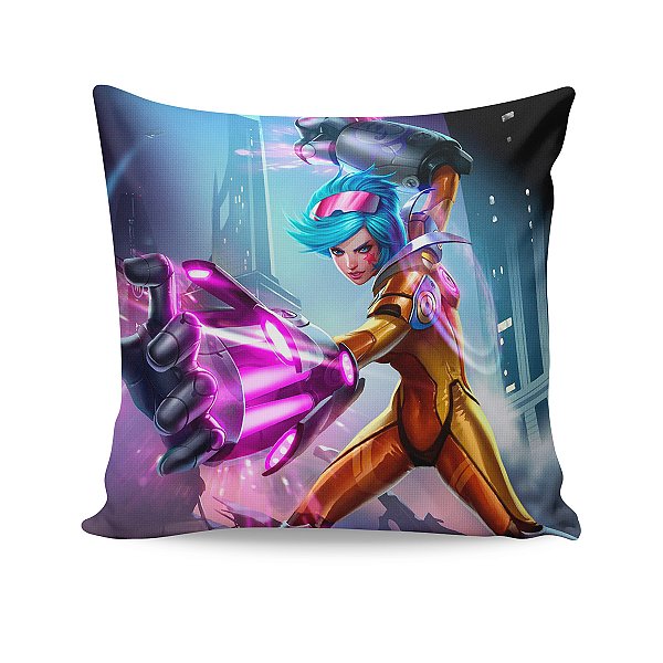 Almofada Vi Golpes de Neon League Of Legends LOL
