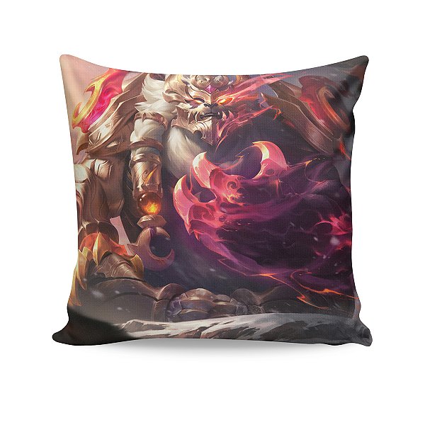 Almofada Volibear Dragão da Dualidade de Prestígio LOL