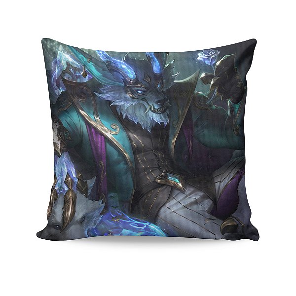Almofada Warwick Bênção do Inverno de Prestígio LOL