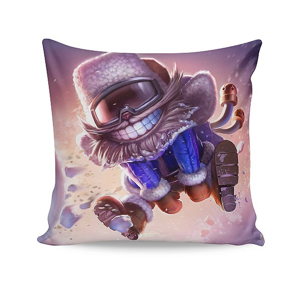 Almofada Ziggs Dia Nevado League Of Legends LOL