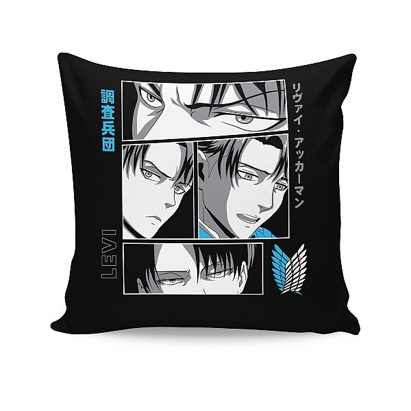 Almofada Attack on Titan Levi Ackerman Recortes