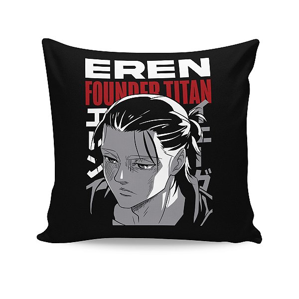 Almofada Attack on Titan Eren Yeager Titan Fundador