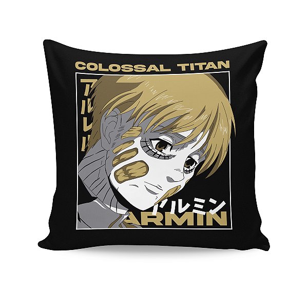 Almofada Attack on Titan Armin Titan Colossal
