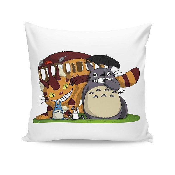 Almofada Totoro e Gatônibus Meu Vizinho Totoro