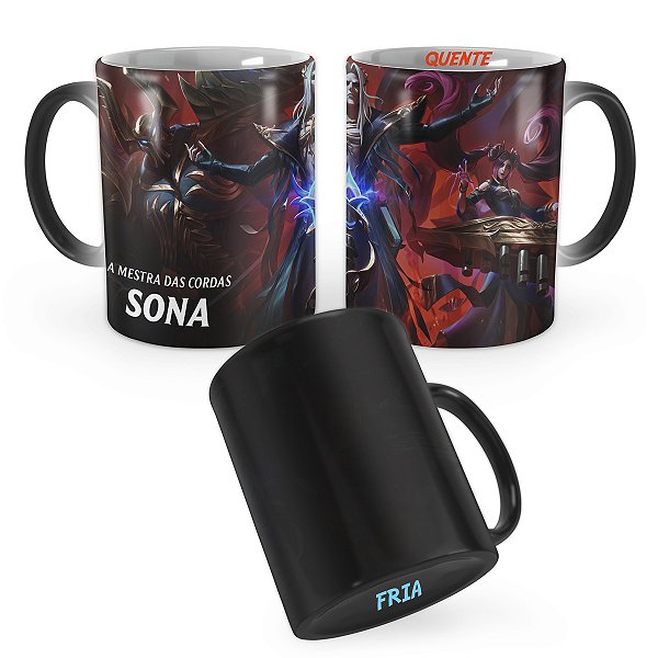 Caneca Mágica Sona Pentakill III: Lost Chapter League of Legends