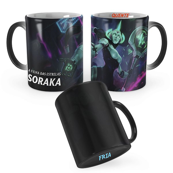 Caneca Mágica Soraka Cibernética League of Legends Lol