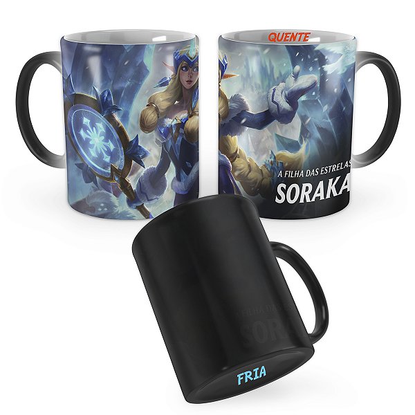 Caneca Mágica Soraka Inverno Mágico League of Legends Lol