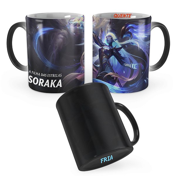 Caneca Mágica Soraka Emissária da Luz League of Legends Lol