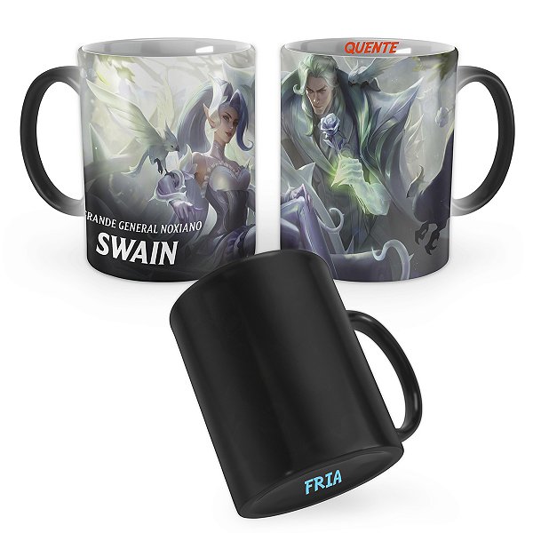 Caneca Mágica Swain Rosa de Cristal League of Legends Lol