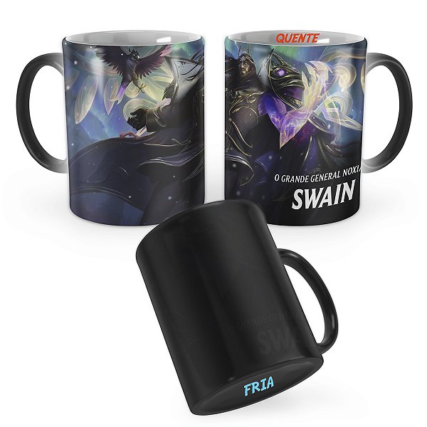 Caneca Mágica Swain Bênção do Inverno League of Legends Lol