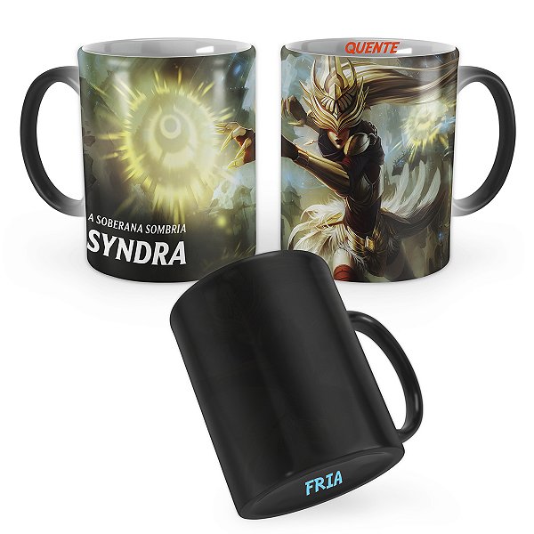 Caneca Mágica Syndra Justiceira League of Legends Lol