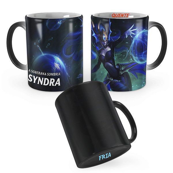 Caneca Mágica Syndra Atlante League of Legends Lol