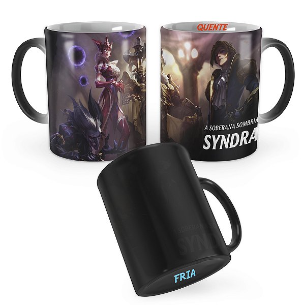 Caneca Mágica Syndra Dama de Ouros League of Legends Lol
