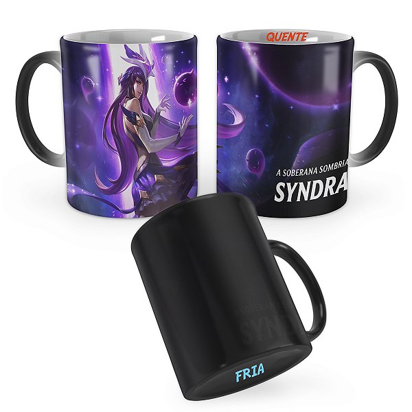 Caneca Mágica Syndra Guardiã Estelar League of Legends Lol