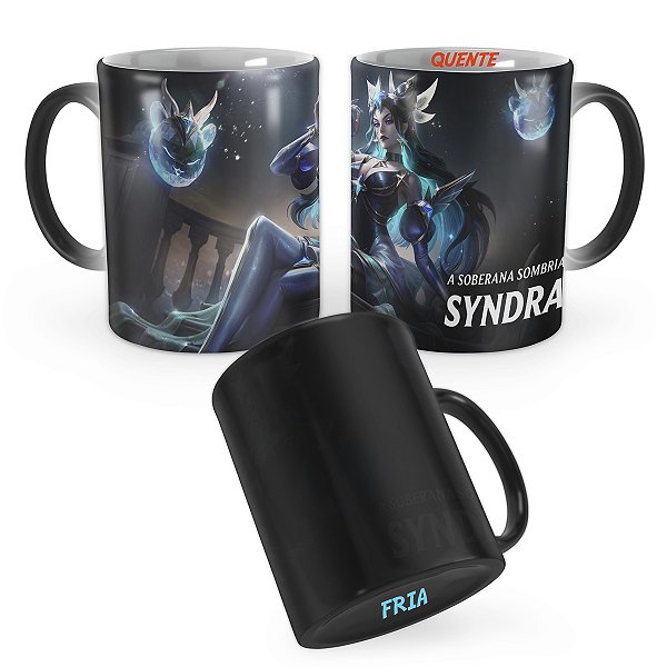 Caneca Mágica Syndra Guardiã Estelar de Prestígio League of Legends