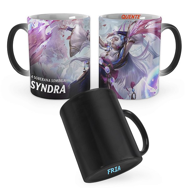 Caneca Mágica Syndra Florescer Espiritual League of Legends Lol