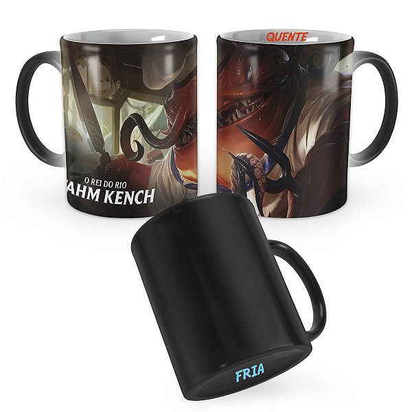 Caneca Mágica Tahm Kench Mestre-Cuca League of Legends Lol
