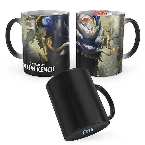 Caneca Mágica Tahm Kench Pergaminhos Shan Hai League of Legends Lol
